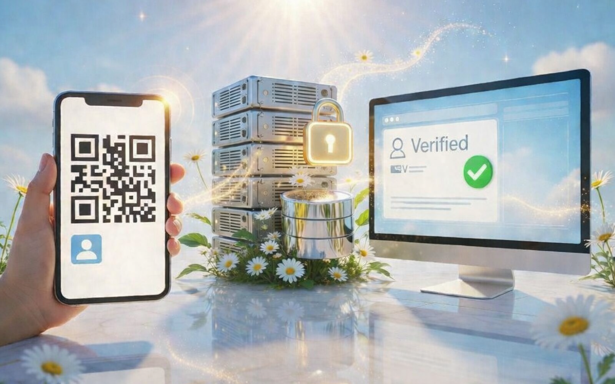 Building a Secure QR-Based Employee Verification System Without a Database